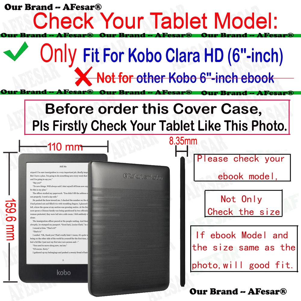 Bao Da Điện Thoại TPU Mềm Siêu Mỏng Cho Rakuten Kobo Clara HD 6 inch Kobo Clara HD N249