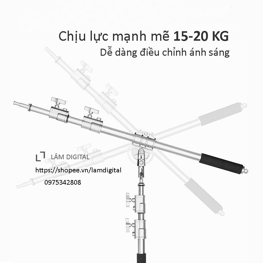 Tay Boom Treo Đèn Inox MF01 -Boom Lights