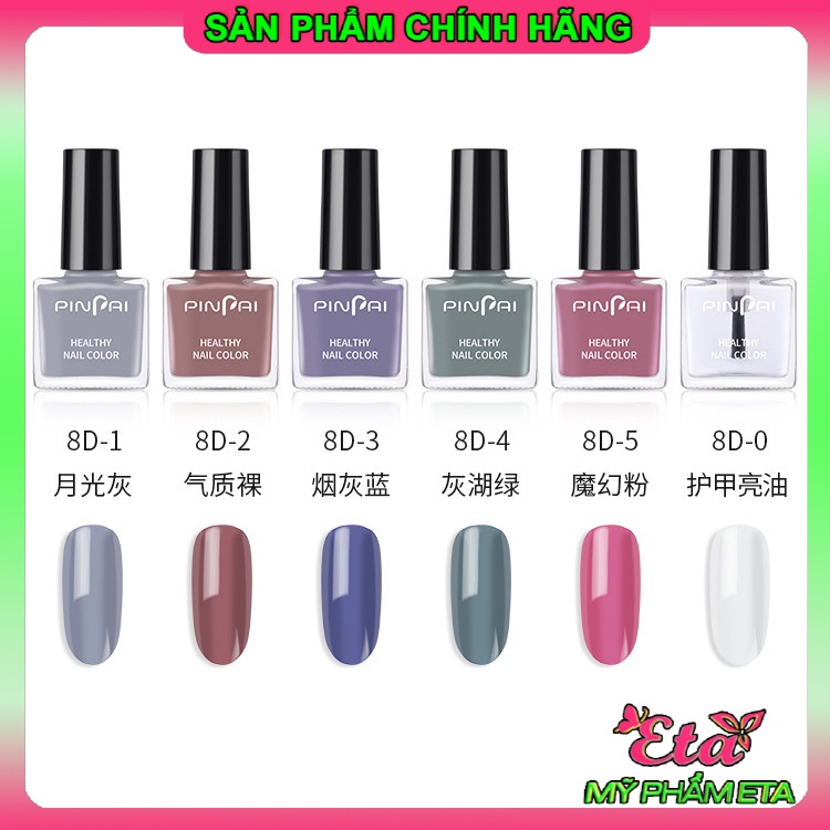 Sơn móng tay PINPAI HEALTHY COLOR Nail Polish Professional Nail Art 6ml