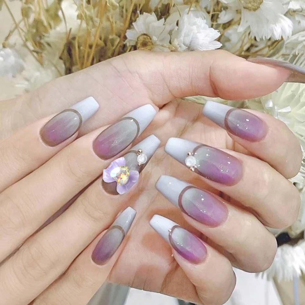 OCEANMAP Phụ Kiện Trang Trí Móng Tay Hình Thủy Thủ Mặt Trăng Thắt Nơ Dễ Thương DIY