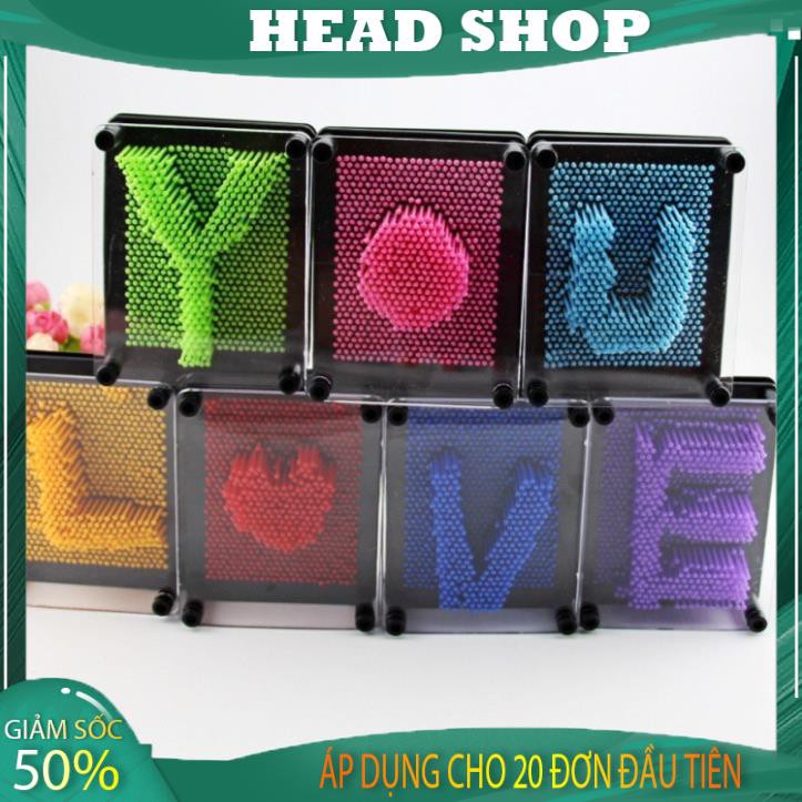Bảng đinh in  3D thông minh Vui Nhộn sáng tạo cho trẻ tăng tuy duy hoặc trang trí góc học tập HEAD SHOP