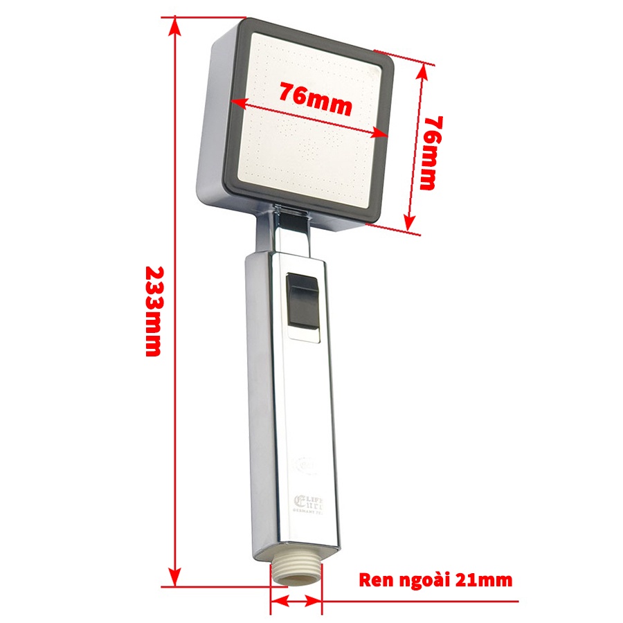 Tay sen siêu tăng áp, có nút khoá trên tay Eurolife EL-H113 - CHỈ GỒM 1 TAY SEN