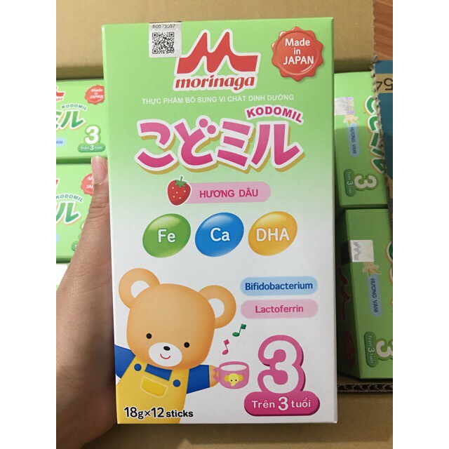 sữa morinaga kodomil cho bé trên 36 tháng tuổi