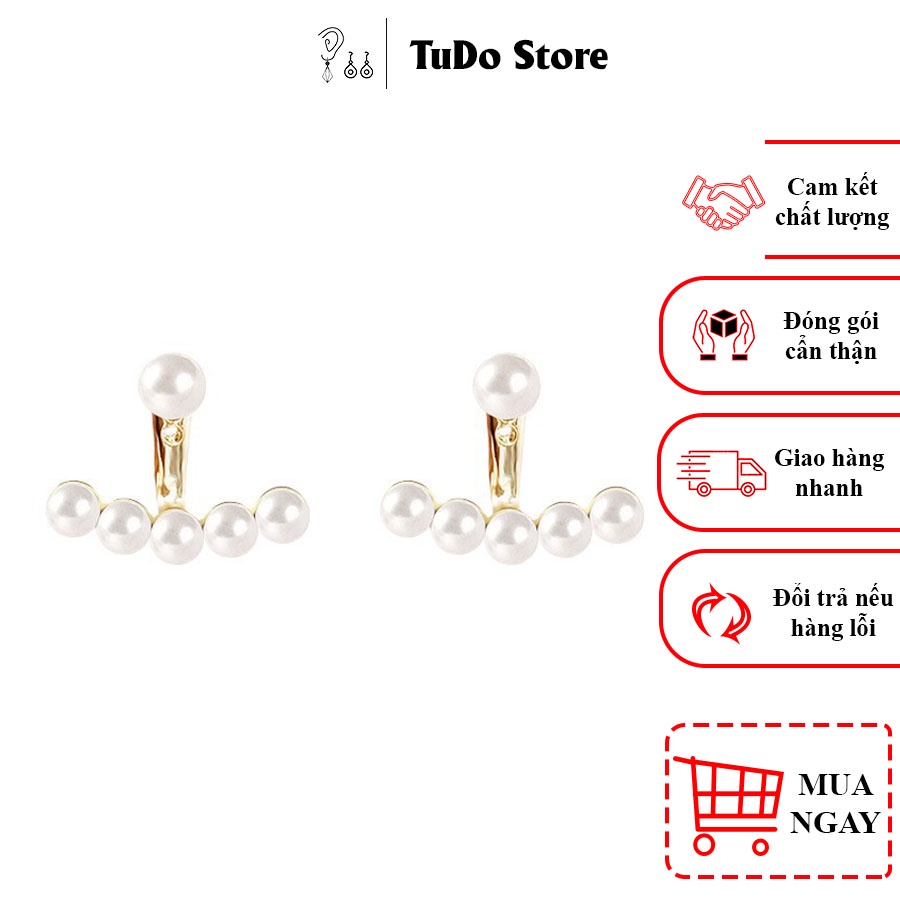 Khuyên tai, bông tai nữ Hàn vầng trắng vành tai màu bạc, vàng trẻ trung HT12