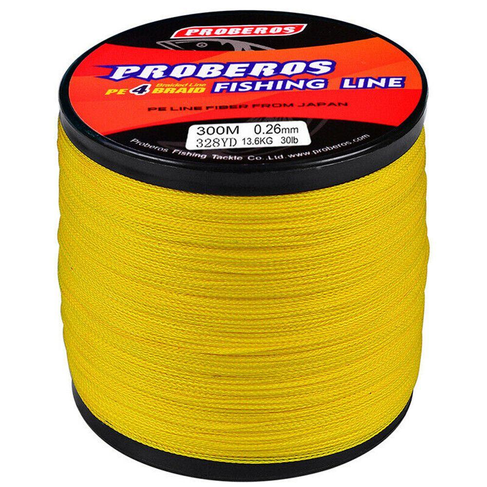 Cuộn Dây Câu Cá 300M Bằng PE Bện 4 Sợi Dài 300M