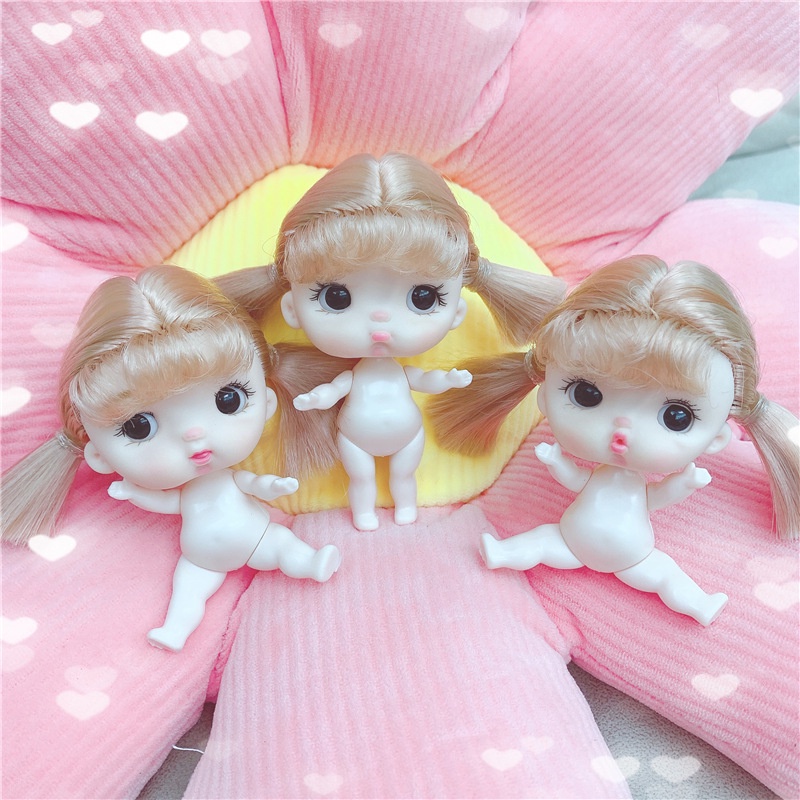 Búp Bê 10CM 5 Khớp Nối Có Thể Tháo Rời Dễ Thương Cho Bé Gái