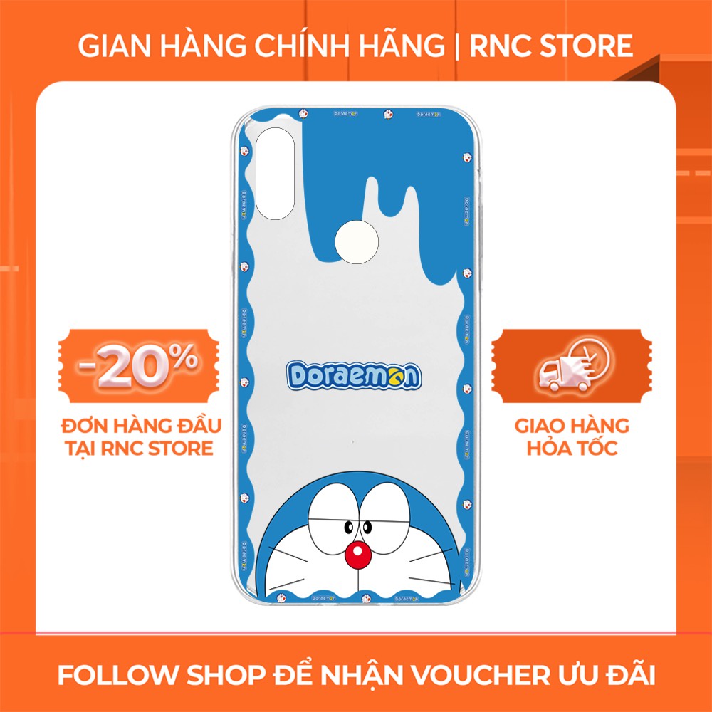 Ốp lưng Vsmart Joy 3/Joy 4/Bee 3/...Silicone dẻo trong viền bảo vệ camera hình Mèo máy viền xanh