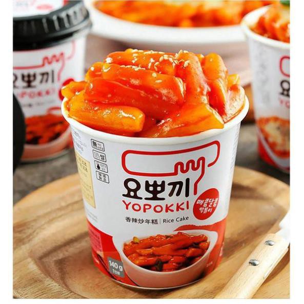 (5 loại) Bánh gạo Hàn Quốc Yopokki Topokki dạng cốc 120gr