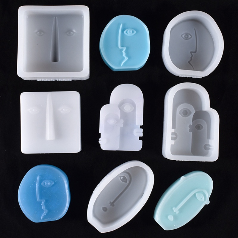 Khuôn silicone tạo hình khuôn mặt người 3D DIY