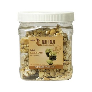 Kẹo Hạt Điều 🟨 NUT I NUT 🟨 Hạt Điều Sấy Tự Nhiên Làm Kẹo Hũ 226.8 Gram Hàng Sấy Cao Cấp Không Phải Hạt Điều Rang Muối