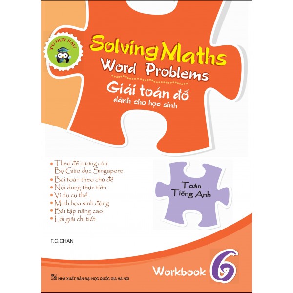 Sách - Solving Maths Word Problems - Giải Toán Đố - Dành Cho Học Sinh - Workbook 6 TSM0500