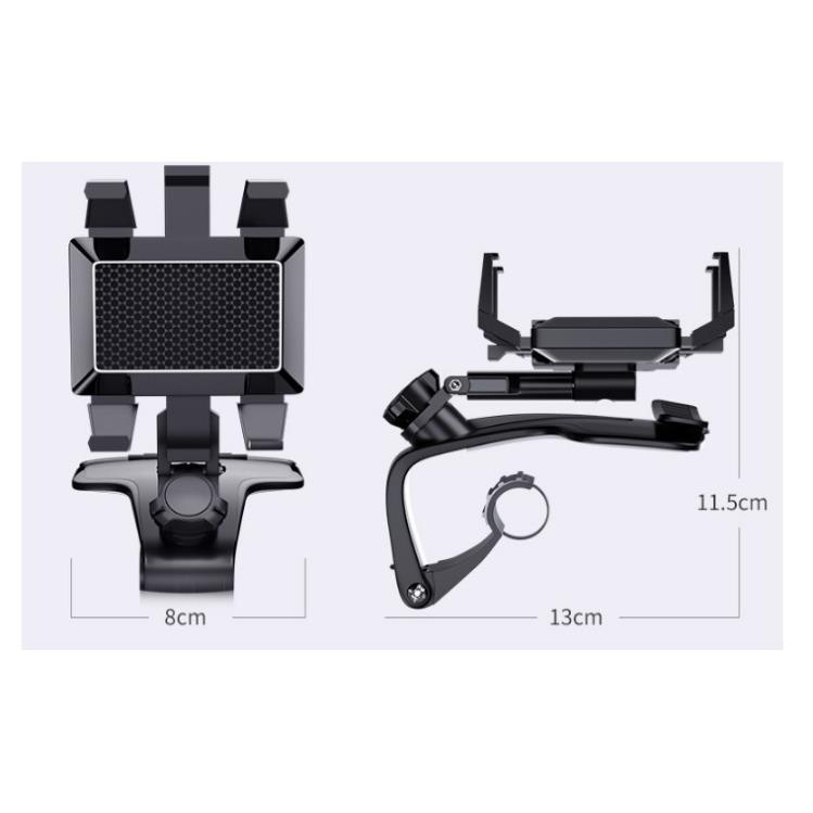 Giá đỡ kẹp điện thoại vô lăng để trên xe hơi ô tô xoay 360 độ chống rung treo đa điểm trên taplo, gương chiếu hậu | BigBuy360 - bigbuy360.vn