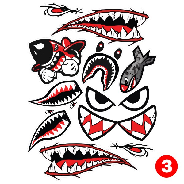 Combo Tem Dán Xe - Team Xe Ex 150 Winner Wave Vario - Team Dán Xe Không Thấm Nước