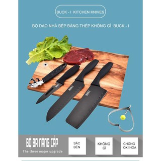Bộ dao 5 món buck xám thái