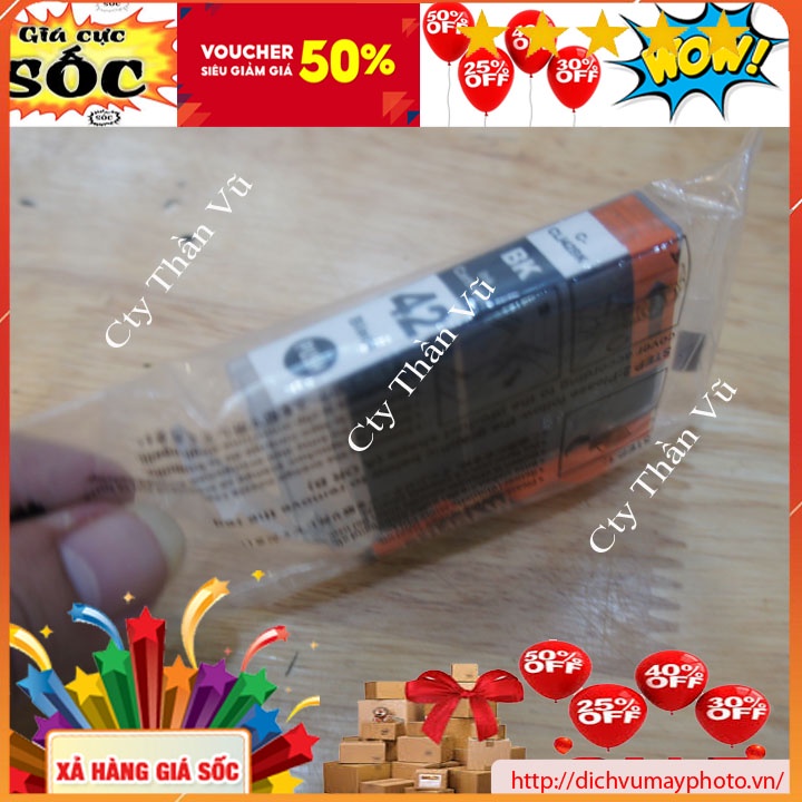 Bộ thỏi nguyên bản mã canon 42 hệ thống dẫn mực ngoài liên tục đã có mực chỉ việc sử dụng chuẩn đẹp bền Kholinhkienmayin