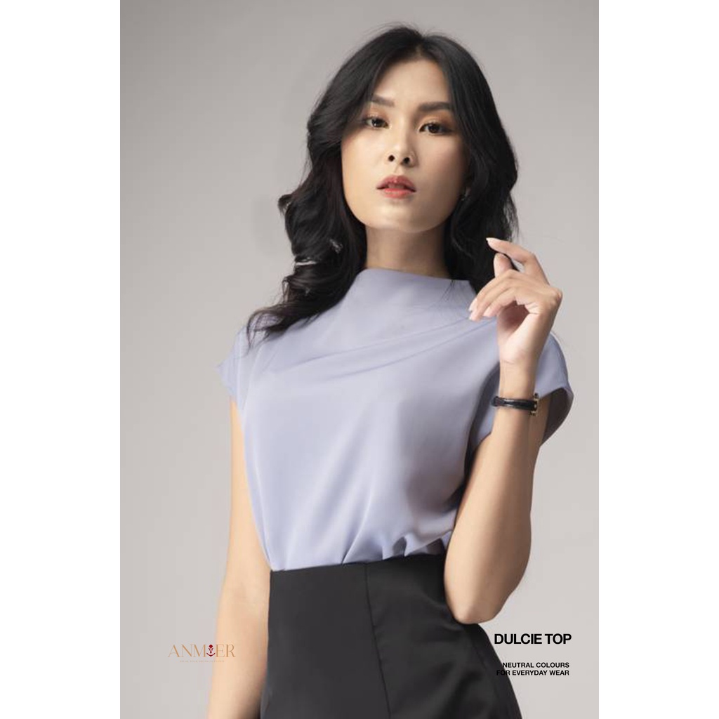 Dulcie Top - Áo lụa công sở - Anmier Thời Trang Thiết Kế Cao Cấp