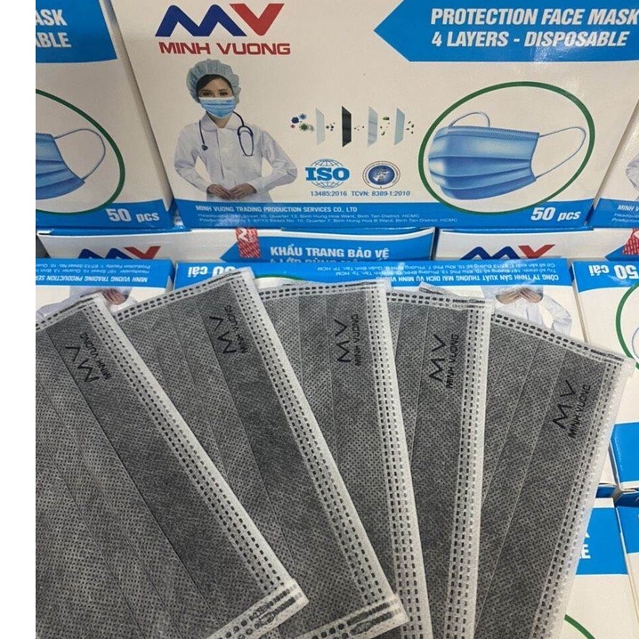 Khẩu trang y tế MINH VƯỢNG  kháng khuẩn