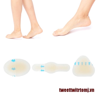 (Hàng Mới Về) Set 4 Miếng Dán Gót Chân Hydrocolloid Chống Nứt Nẻ Gót Chân