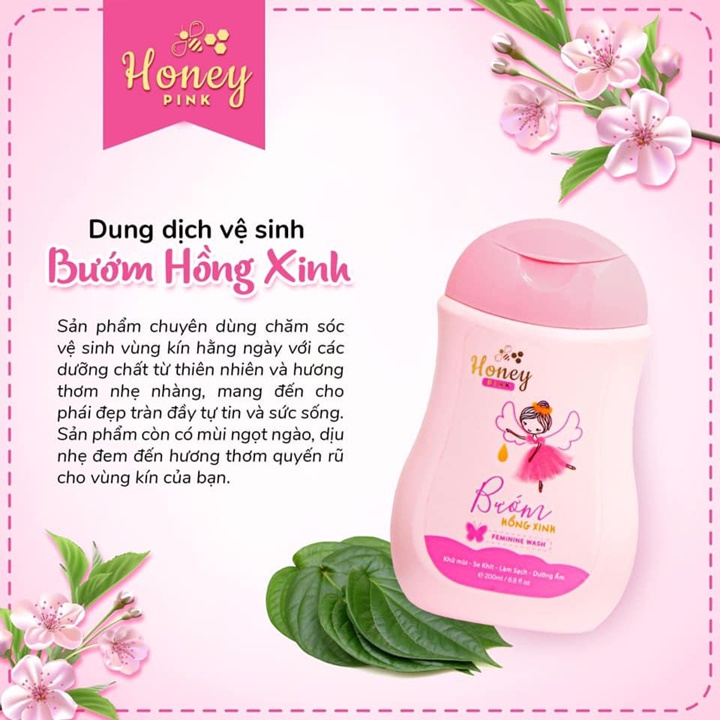 Dung dịch vệ sinh phụ nữ Honey Pink 200ml - COCHI561