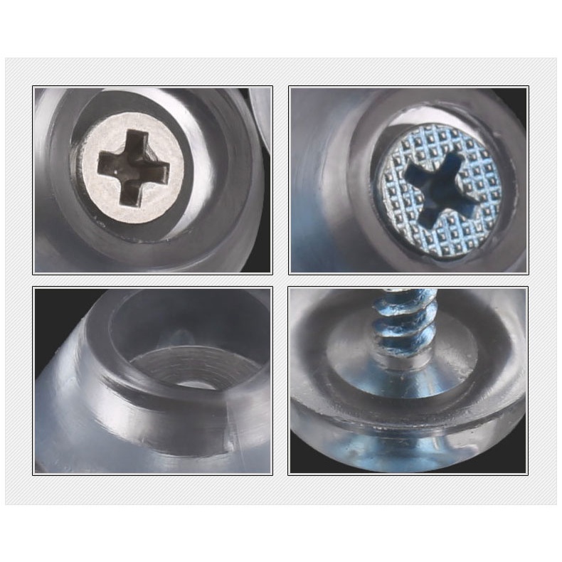 Miếng Lót Chân Ghế Cao Su Silicon Mềm Trong Suốt Chống Trượt Chiều Cao 17mm20mm