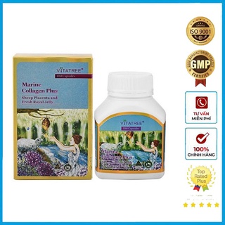 Viên Uống Vitatree Marine Collagen Nhau Thai Cừu Và Sữa Ong Chúa 100 Viên - Australia