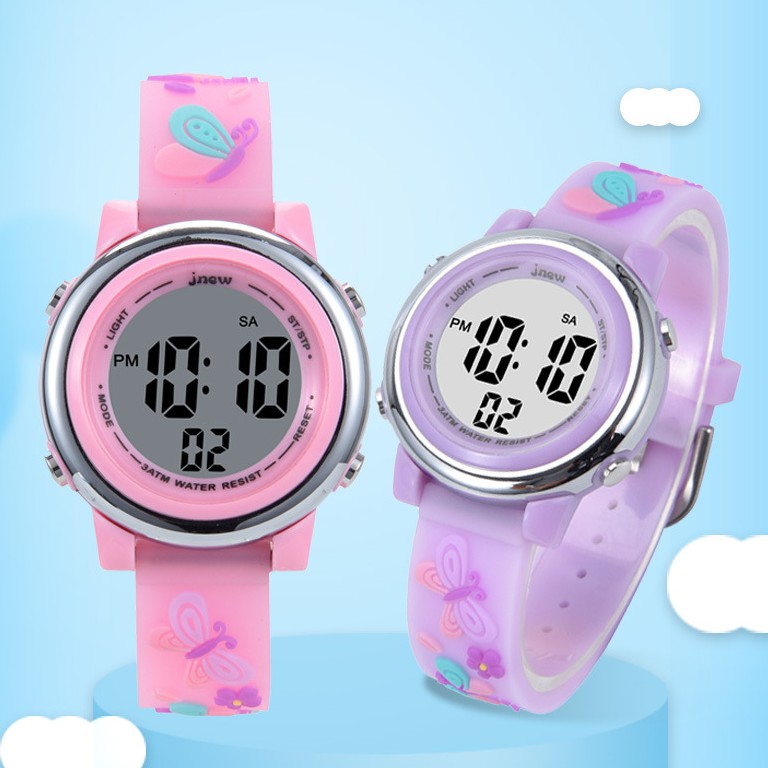 Đồng Hồ Điện Tử Đa Năng Chống Nước Có Đèn Led Cho Bé | BigBuy360 - bigbuy360.vn
