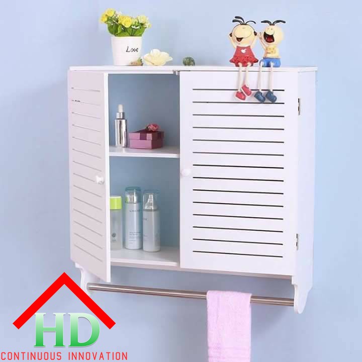 Kệ treo nhà tắm 2 tầng rộng 60cm