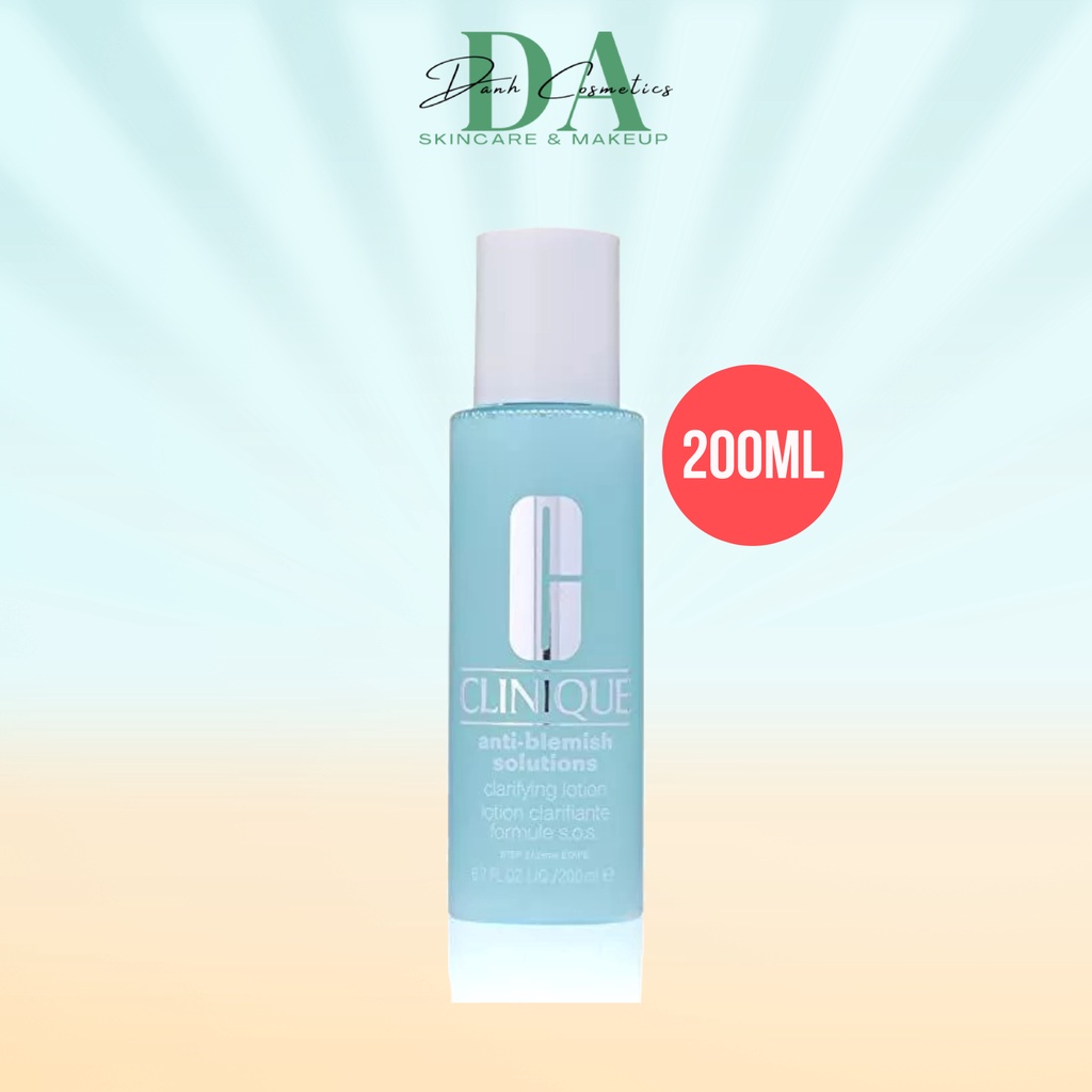 Nước Thanh Tẩy Ngừa Mụn Clinique Anti-Blemish Solutions™ Clarifying Lotion 200ml