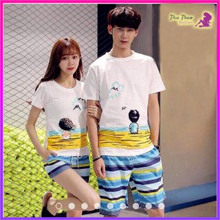 Set Bộ Đồ Đi Biển Đôi -Hàng Quảng Châu- Cân Nặng Inbox Shop.