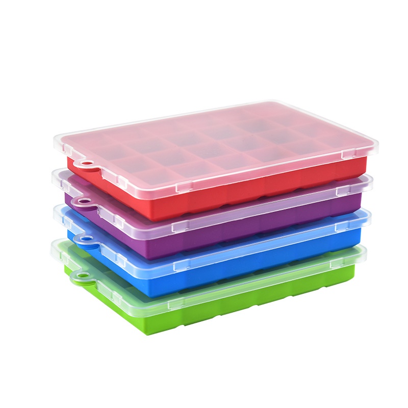 Khuôn TAILI bằng silicon làm đá viên 24 ngăn diy