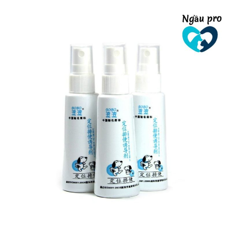 Lọ chai xịt hướng dẫn đi vệ sinh đúng chỗ BOBO 50ml