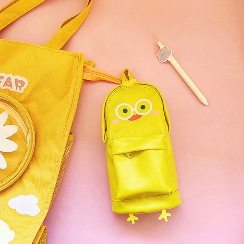 Túi Đựng Bút Chì Hai Ngăn Sức Chứa Lớn Có Khóa Kéo Chống Thấm Nước Cho Nữ