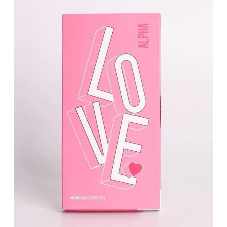 Bộ 5 bút bi gel KACO LOVE mực đen (chính hãng)