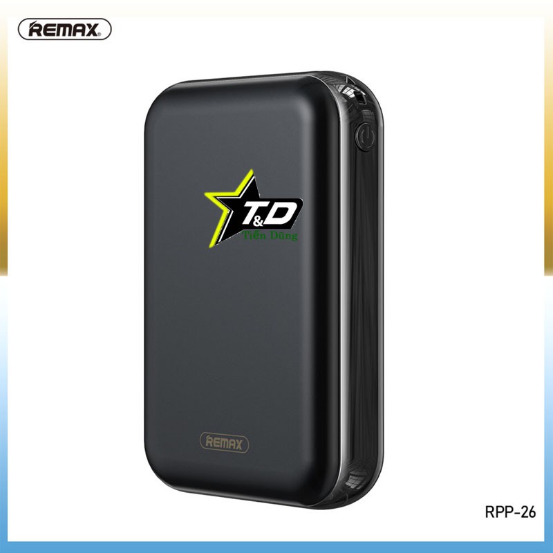 Remax RPP 26 Sạc dự phòng 10000 mAh remax RPP-26 màu sắc thời trang