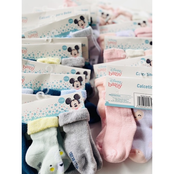 Set 3 tất len xù sơ sinh dày ấm hãng Disney