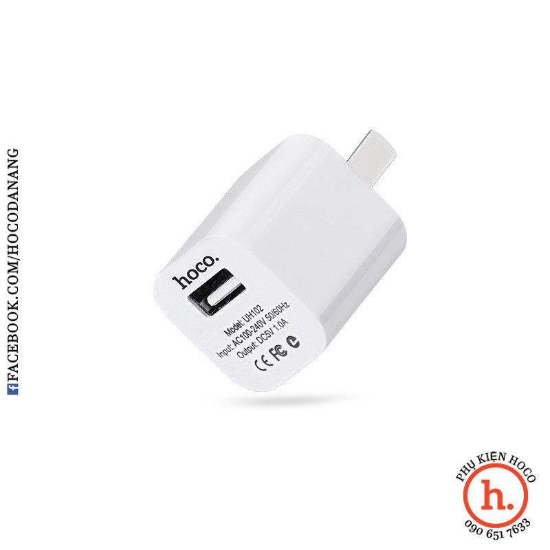 CÓC CỦ SẠC HOCO UH102 CHO IPHONE IPAD SAMSUNG XIAOMI OPPO CHÍNH HÃNG CAO CẤP GIÁ RẺ 28K