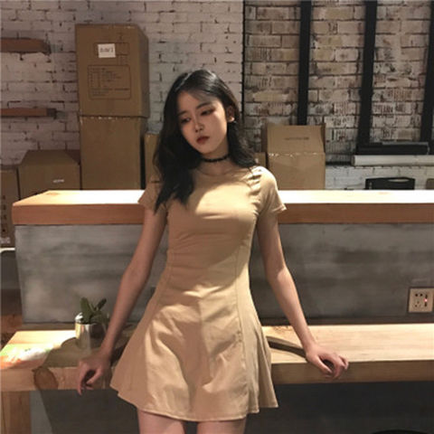 New Snapping up&Harajuku Wind Summer Dressbf-Style Women'sinsPopular Dress Retro CollegesukolThe Skirt gang fengChicGirls | BigBuy360 - bigbuy360.vn