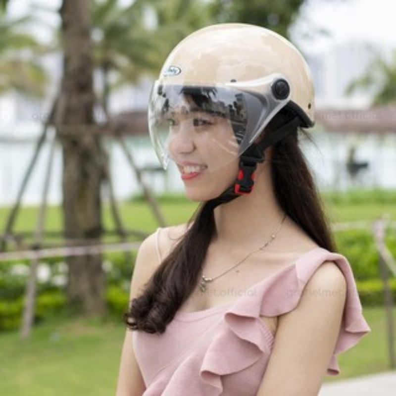 Kính thay thế mũ bảo hiểm gro 3/4_ kính thay thế mũ bảo hiềm gro 1/2