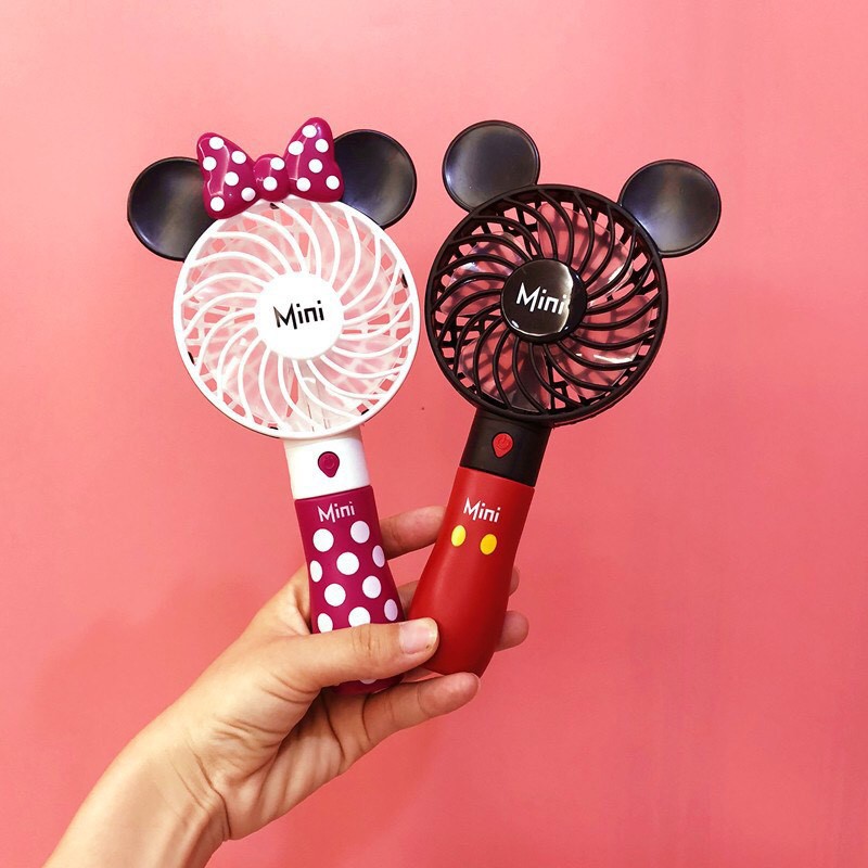 QUẠT MINI CẦM TAY HÌNH CHUỘT MS003
