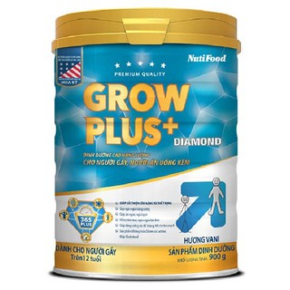 Sữa bột NutiFood Grow Plus+ Diamond (trên 12 tuổi) 900g