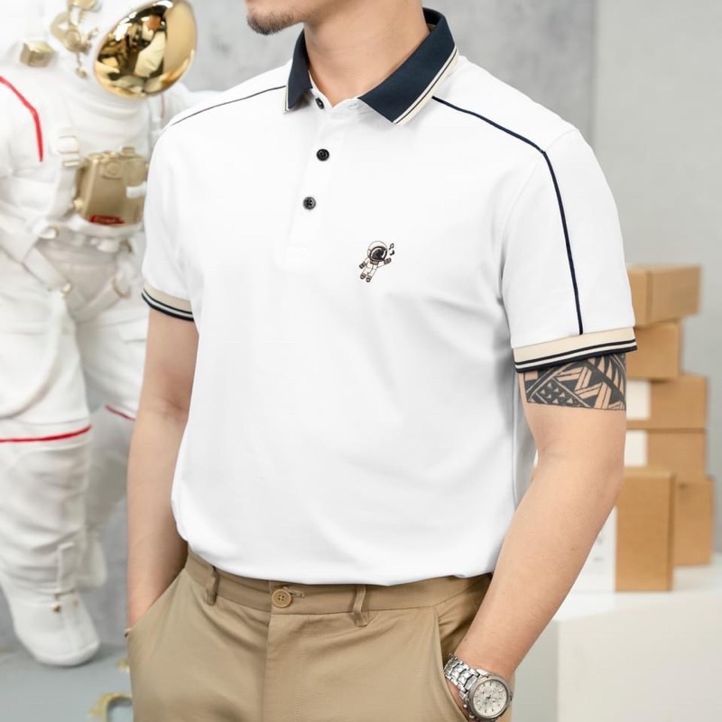 Áo PO-LO nam chạy viền 4 màu