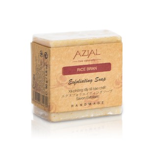 Xà phòng cám gạo tẩy tế bào chết AZIAL Rice Bran Exfoliating Soap 50g, phù hợp với mọi loại da