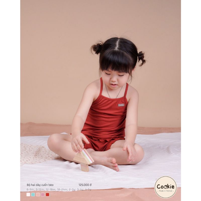 COOKIE - Bộ hai dây bèo cho bé từ 3m đến 4Y
