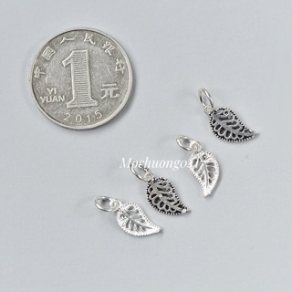 [S925] Charm bạc treo lá đơn - MH254