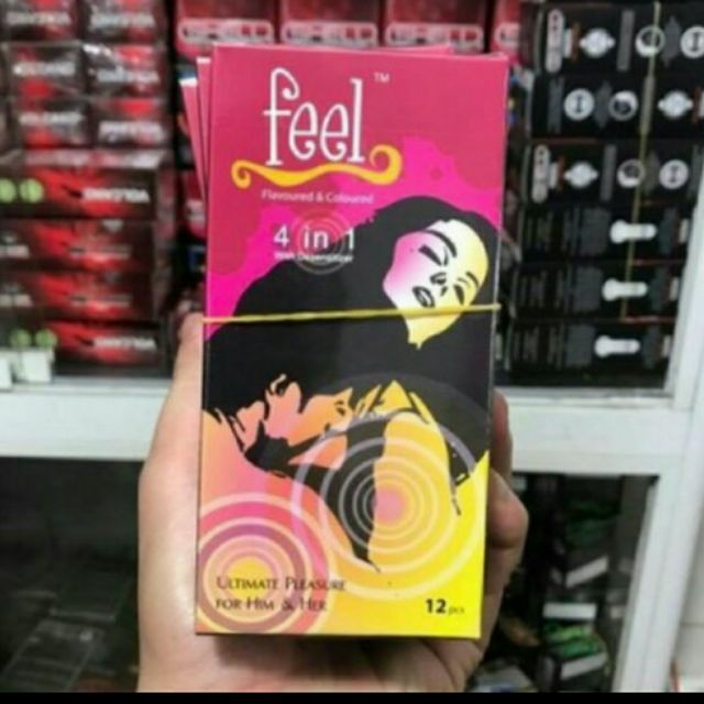 Bao cao su Feel 4 in 1 Hộp 12 cái