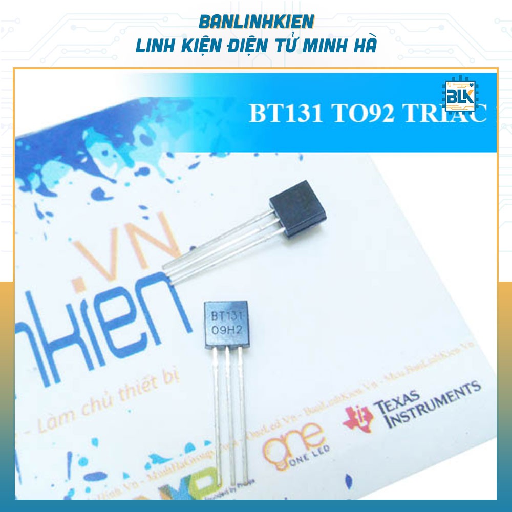 IC Chức Năng BT131 TO92 TRIAC 1A 600V
