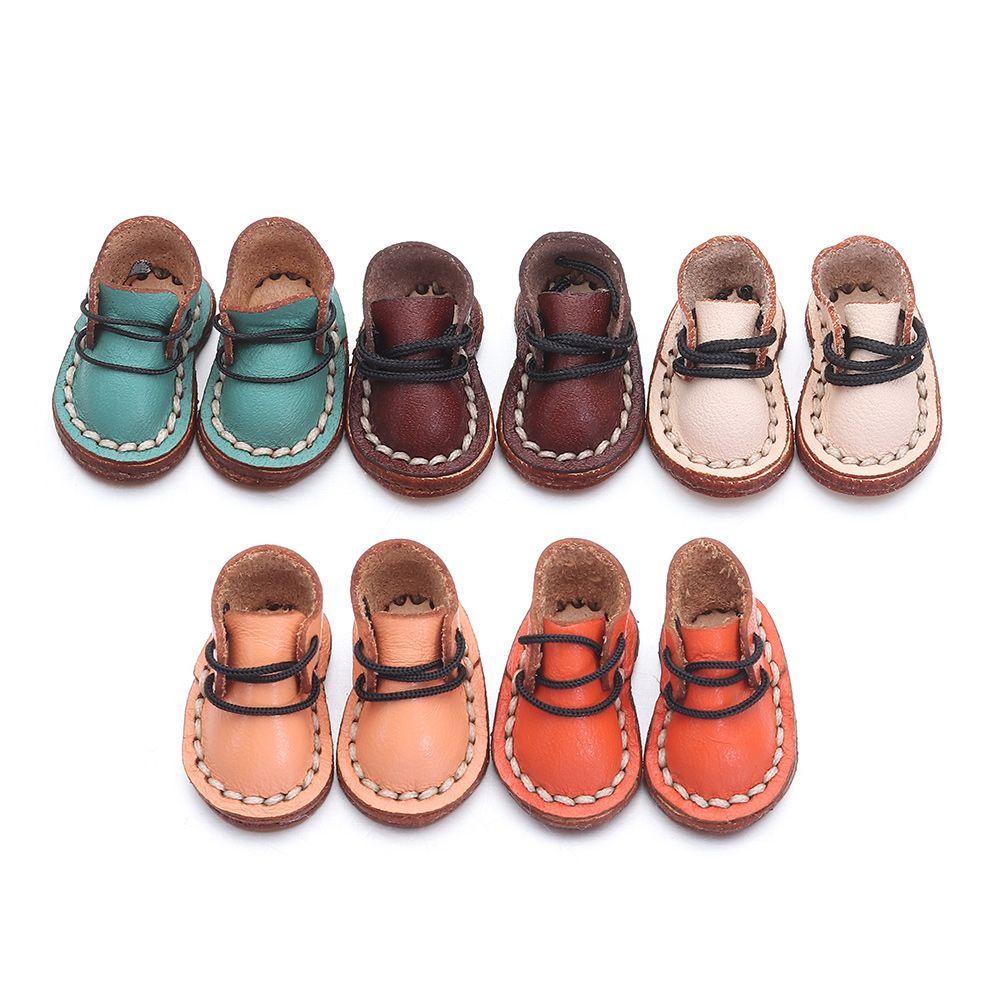 Giày Búp Bê Da Bò Handmade Dành Cho Búp Bê obitsu11GSCbody9OB11 1 / 11 OB11