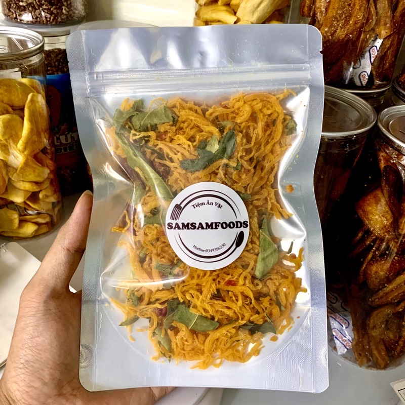 Khô gà túi zip 100g siêu ngon Tiệm Ăn Vặt Sam Sam