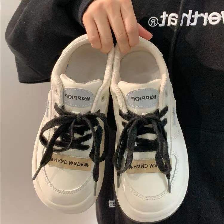 Giày Thể Thao Hở Ngón Màu Trắng Kiểu Mới Phong Cách Hàn Quốc Thời Trang Mùa Xuân 2022 Cho Nữ