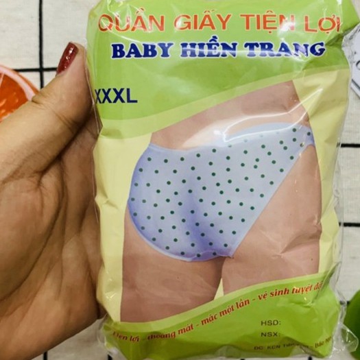 Túi 5 Quần lót giấy sau sinh hoặc đi du lịch